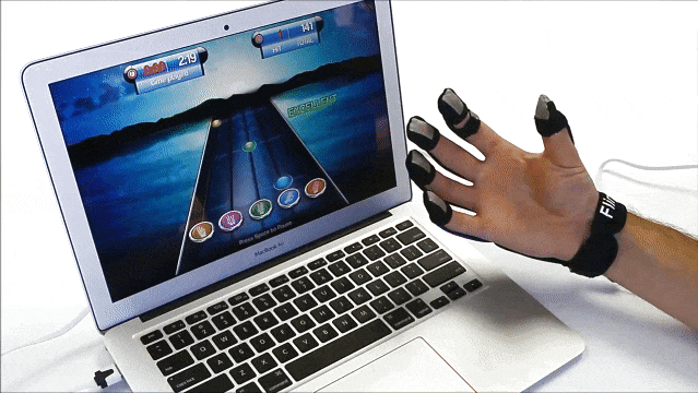 MusicGlove hand therapy interactive grasp and release activity for stroke 