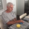 stroke survivor using the fitmi for home rehab