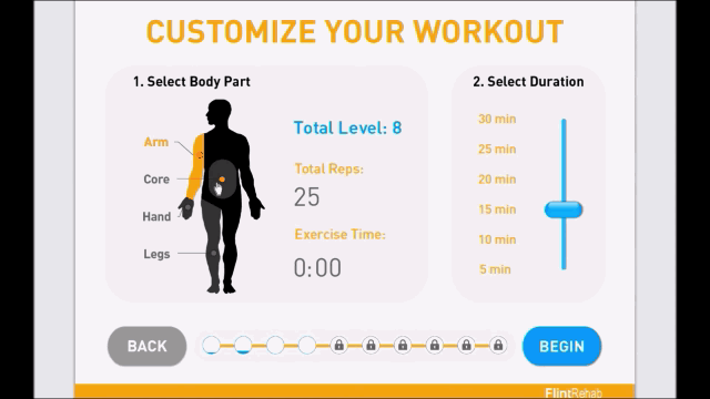 FitMi home physiotherapy exercises for spinal cord injury patients