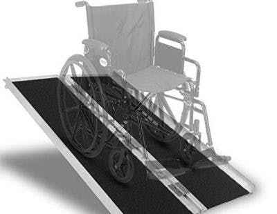 portable ramp for wheelchair users