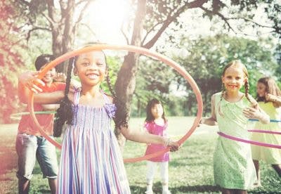 hula hooping recreation for kids with cp