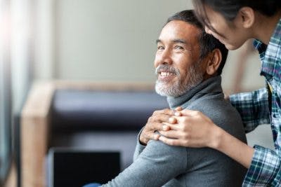 TBI patient receiving feedback from daughter to improve self awareness