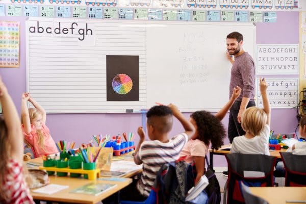 child with cerebral palsy in the classroom