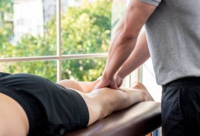 leg massage to reduce lower extremity swelling