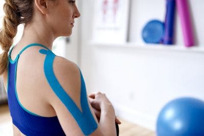 shoulder taping on stroke patient