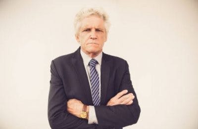 unglücklicher störrischer Mann