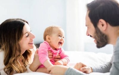 baby with cp and torticollis with parents