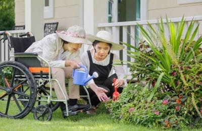 gardening with your loved one who has quadriplegia can be a great way to spend quality time together