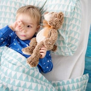 child with cerebral palsy experiencing sleep problems due to spasticity