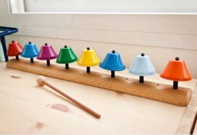 different colored bells for neurologic music therapy