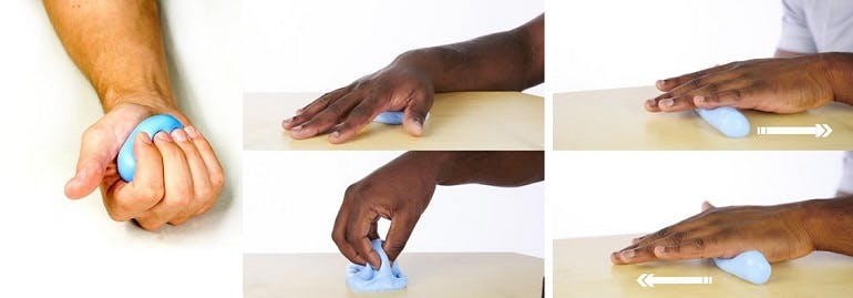 therapy putty for sci hand exercises