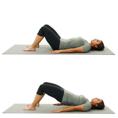 Bridges as a mat exercise.