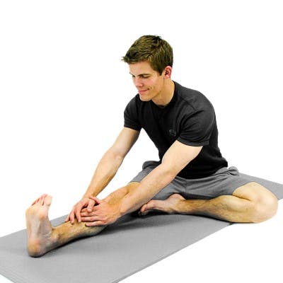 Hamstring stretch for spinal cord injury.