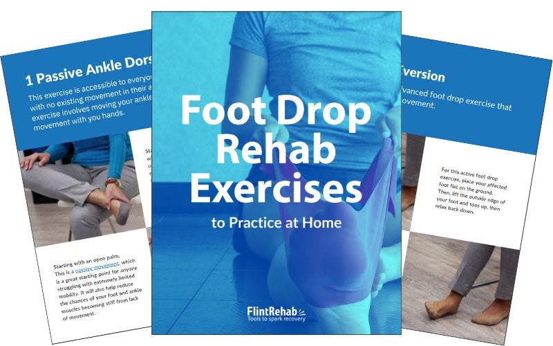 foot drop exercises ebook cover