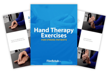 hand therapy ebook cover with example pages